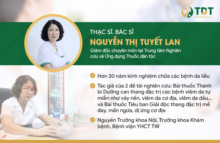 Bác sĩ Tuyết Lan với nhiều năm kinh nghiệm trong lĩnh vực YHCT