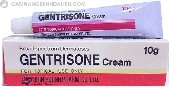 Gentrisone - Một loại thuốc corticoid được sử dụng phổ biến