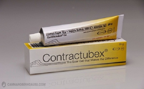 Thuốc trị sẹo của Đức Contractubex giúp xóa mờ sẹo hiệu quả