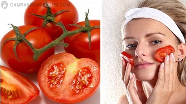 Đắp mặt nạ cà chua giúp da sáng mịn, giảm nếp nhăn
