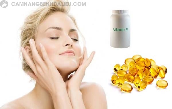 Vitamin E có tính chất kháng viêm giúp trị mụn hiệu quả