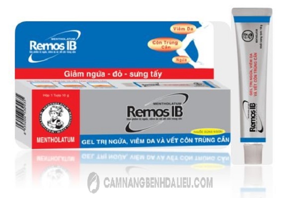Thuốc Remos IB - gel là sản phẩm thuốc bôi trị dị ứng cơ địa, viêm da hiệu quả