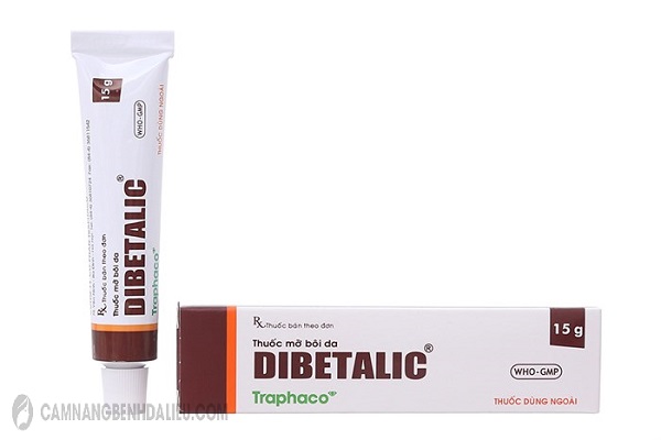 Thuốc Dibetalic được dùng trong hỗ trợ điều trị bệnh ngoài da