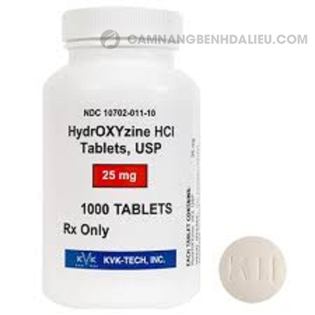Công dụng của thuốc hydroxyzine hcl 10mg