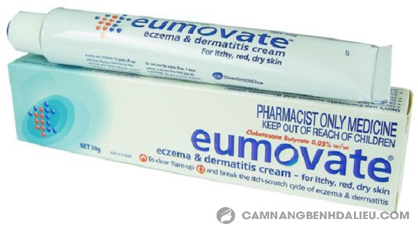 Trị bệnh viêm da bằng thuốc eumovate hiệu quả không? Giá bán