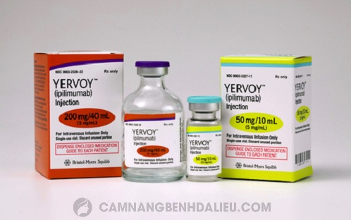 Thuốc Yervoy điều trị ung thư da giai đoạn cuối